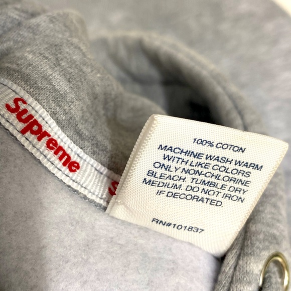 Supreme Box Logo Hoodie woman Medium Heather Gray Long Sleeve Pullover ⭐️⭐️ - Picture 11 of 16
